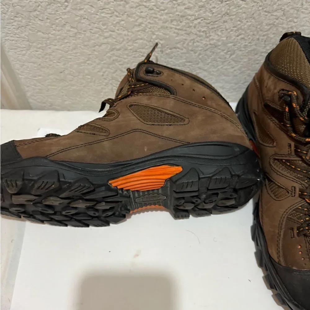 Wolverine Hudson  Steel Toe Work Boots Hiking Brown Mid Cut Size 9.5/42.5